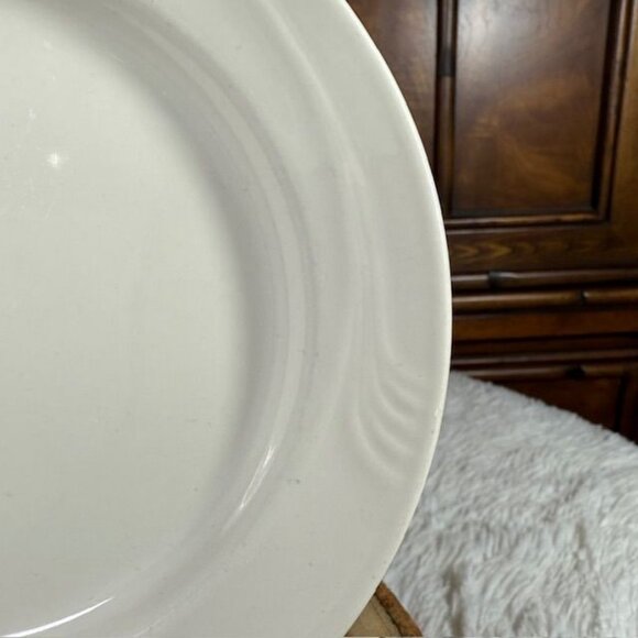 Vintage Set of 3 Oneida Espree Cream White China 8 3/8" Plates - Picture 5 of 11
